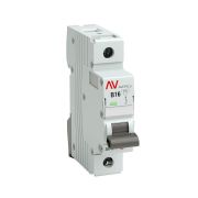 Выключатель автоматический модульный 1п B 16А 6кА AV-6 AVERES EKF mcb6-1-16B-av