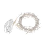 Гирлянда светодиодная «Нить» 10м 75LED бел. 1.7Вт 230В IP44 эффект мерцания провод прозр. Neon-Night 305-525