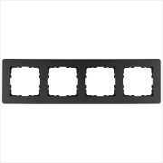 Рамка 4-м G-Flex антрацит Jasmart G1104B