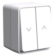 Выключатель для жалюзи 2-кл. ОП AtlasDesign PROFI 10А IP54 бел. SE ATN540119