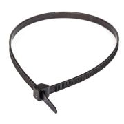 Хомут кабельный 4.8х400 нейлон (ч) (уп.100шт) Промрукав PR08.3079