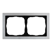Рамка 2-м ArtGallery Pure метал. алюм. SE GAL312102