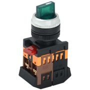 Переключатель АNСLR-22-3 240В на 3 полож. 1НО+1НЗ зел. GENERICA BSW10-ANCLR-3-K06