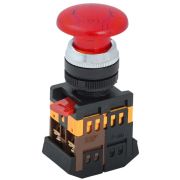 Кнопка «Грибок» AELA-22 d22мм 1з+1р 240В неон красн. IEK BBG20-AELA-K04