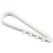 Дюбель-хомут 5-10мм для круглого кабеля нейлон бел. (уп.100шт) IEK UHH35-5-10-100
