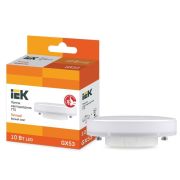 Лампа светодиодная T75 таблетка 10Вт 230В 3000К GX53 IEK LLE-T80-10-230-30-GX53
