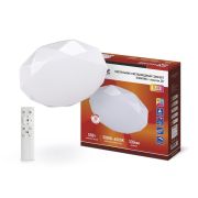 Светильник светодиодный COMFORT DIAMOND 55Вт 3000-6500К 4400лм 230В 330х80мм с пультом ДУ IN HOME 4690612035048