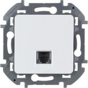 Розетка телефонная Inspiria RJ11 механизм бел. IEK 673820