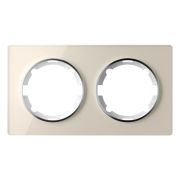 Розетка 2-м СП Florence 16А IP20 с заземл. винт. клеммы беж. 1E10401301 OneKeyElectro 2172790