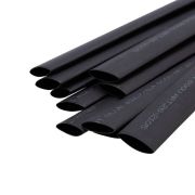 Трубка термоусадочная двустенная клеевая 12.7/6.35 (2:1) черн. 1м (уп.10шт) Rexant 26-2105